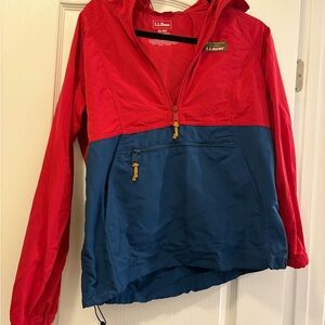 L.L. Bean Red Nylon Jacket